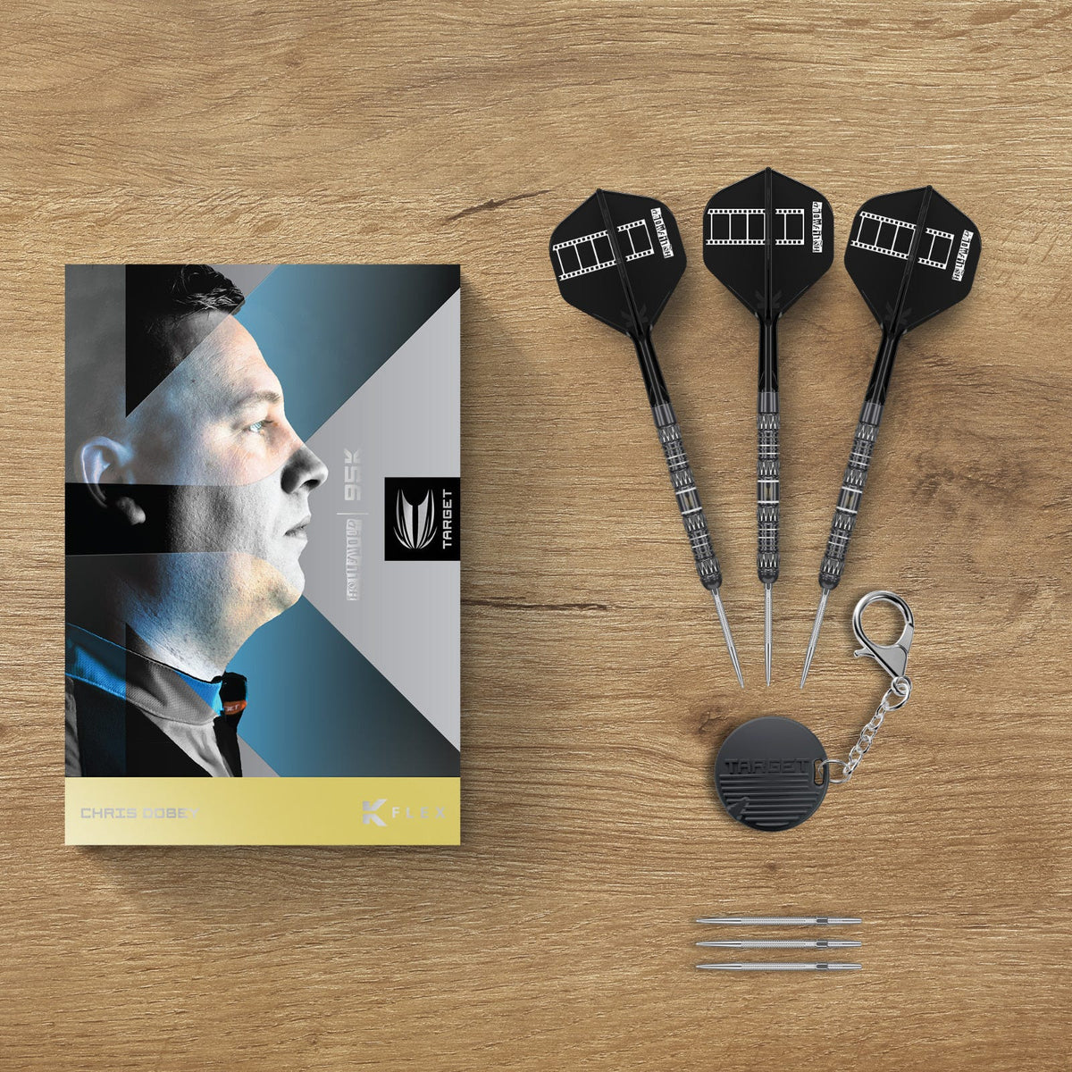 Target Chris Dobey 95k Steel Tip Darts - 6
