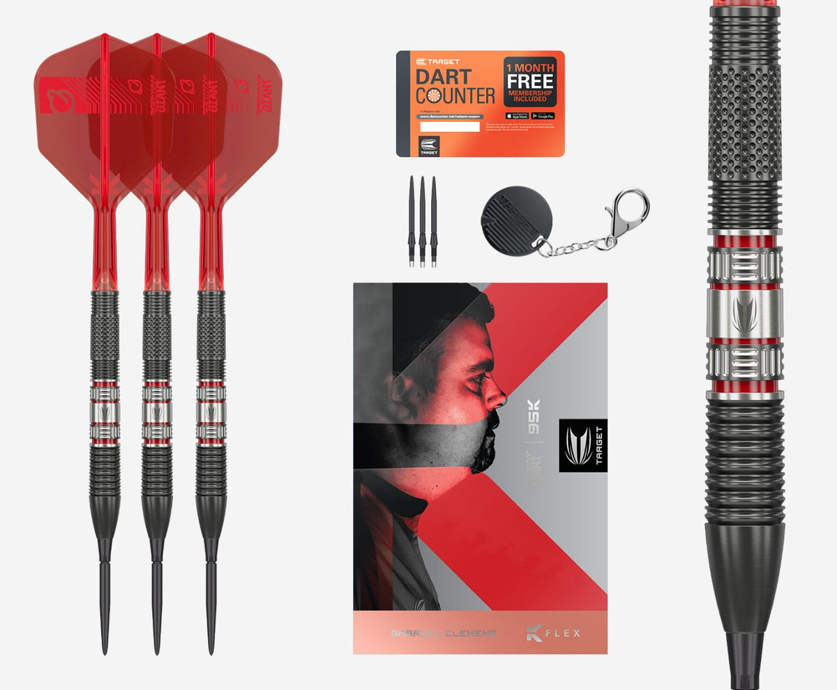 Target Clemens 95k Steel Tip Darts