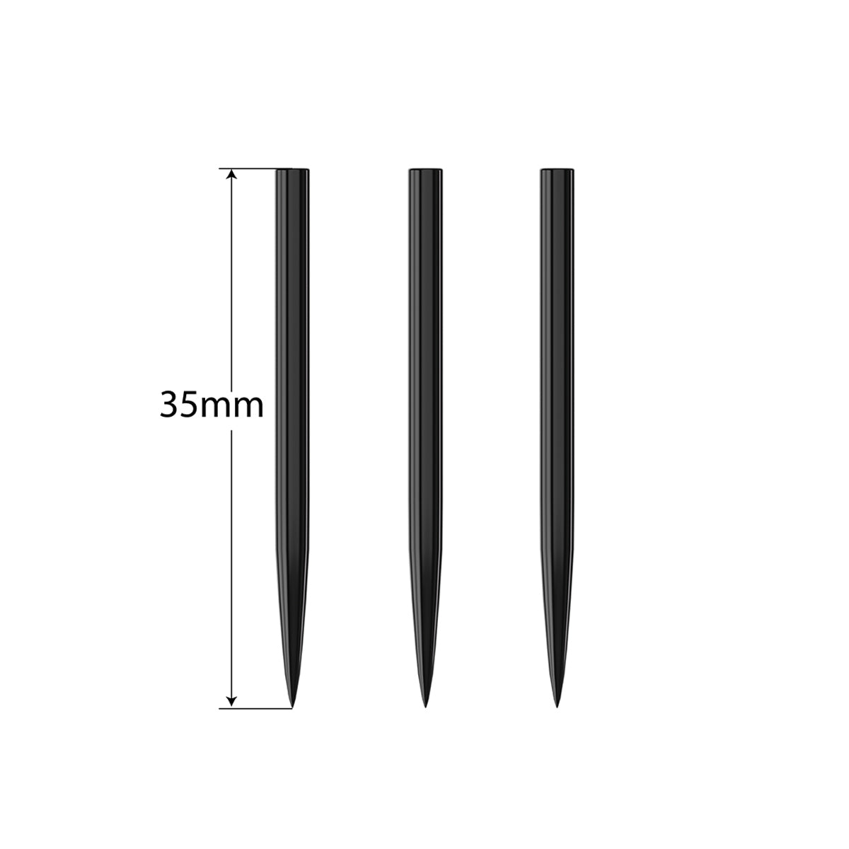 Harrows Black Steeltip Points - view 4