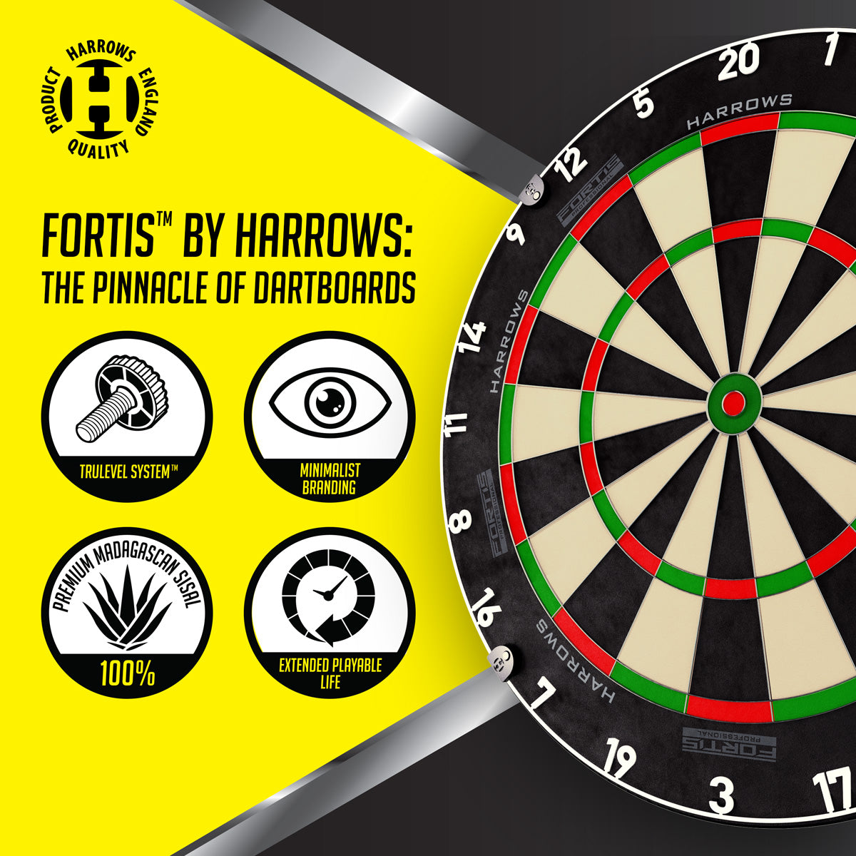 Harrows Fortis Dartboard - view 9