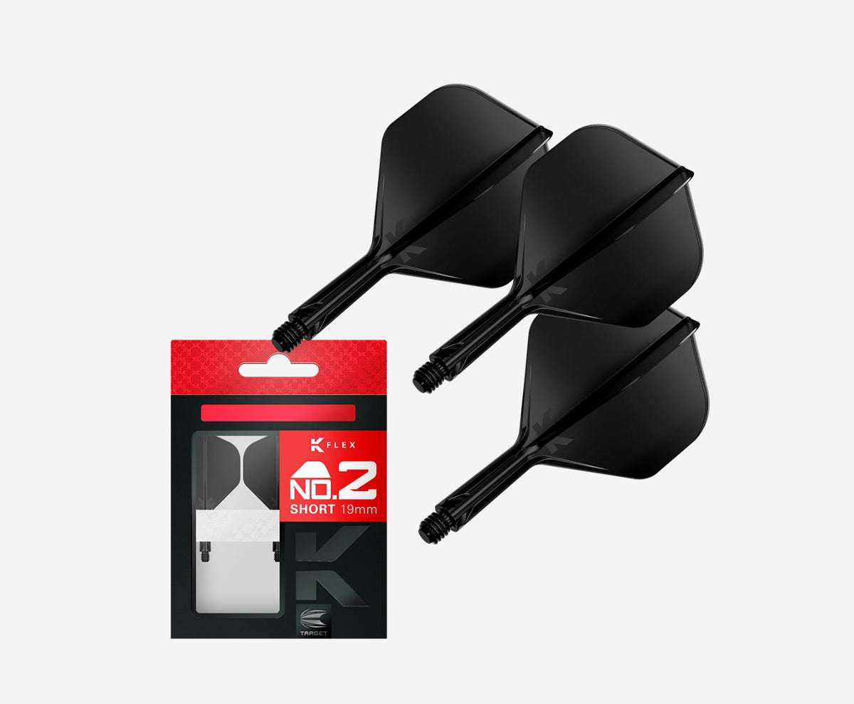 Target K-Flex Std/No.2 Intermediate Black Flights