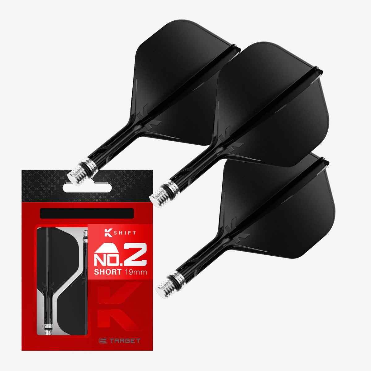 Target K-Shift Black Std/No.2 Medium Flights