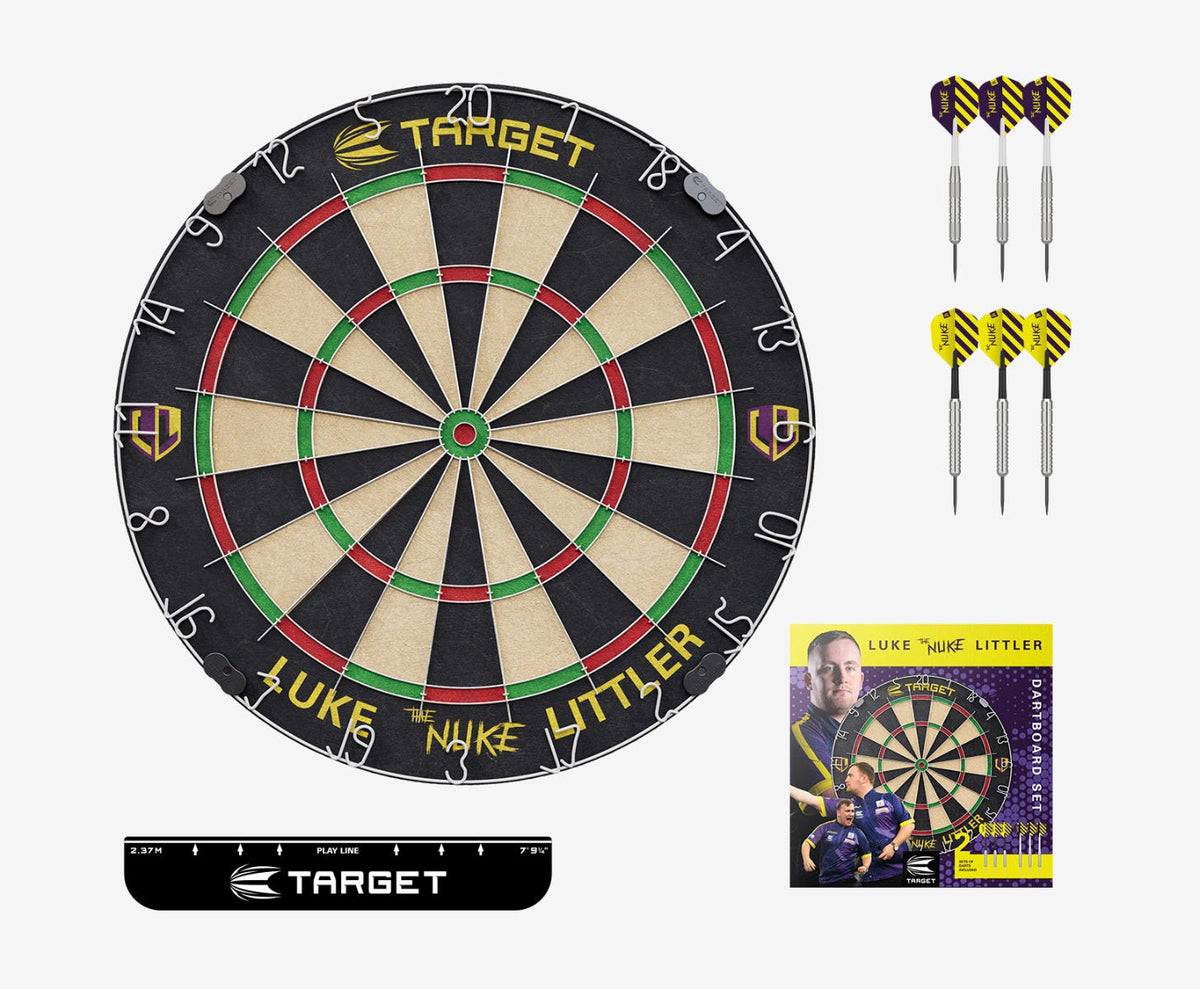 Target Luke 'The Nuke' Littler Dart Board Set