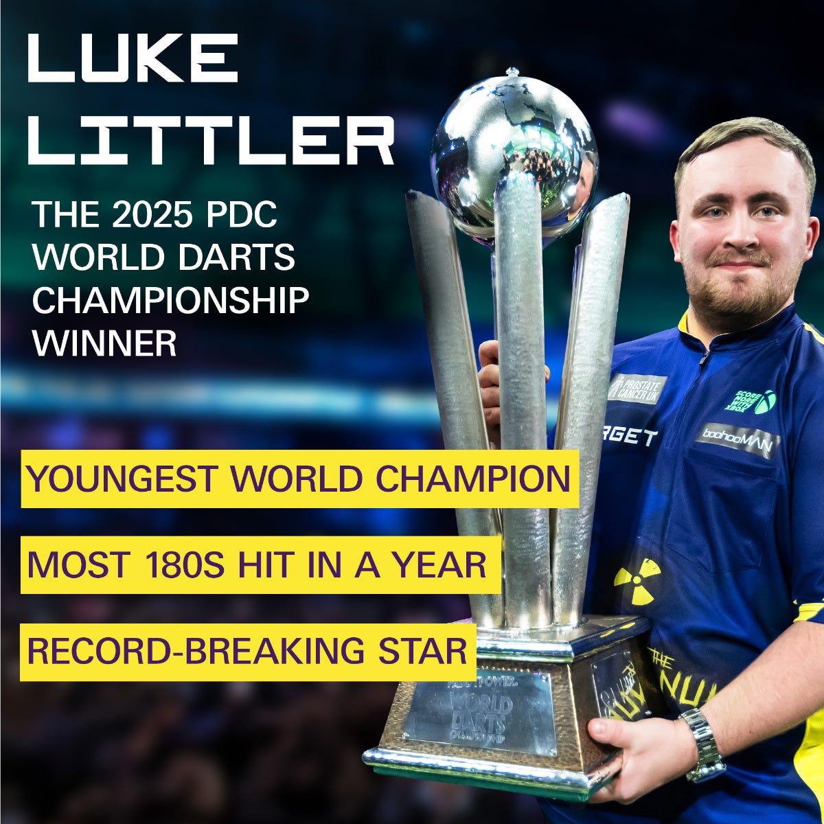 Target Luke Littler World Champion Surround And Tor Board Bundle - 3