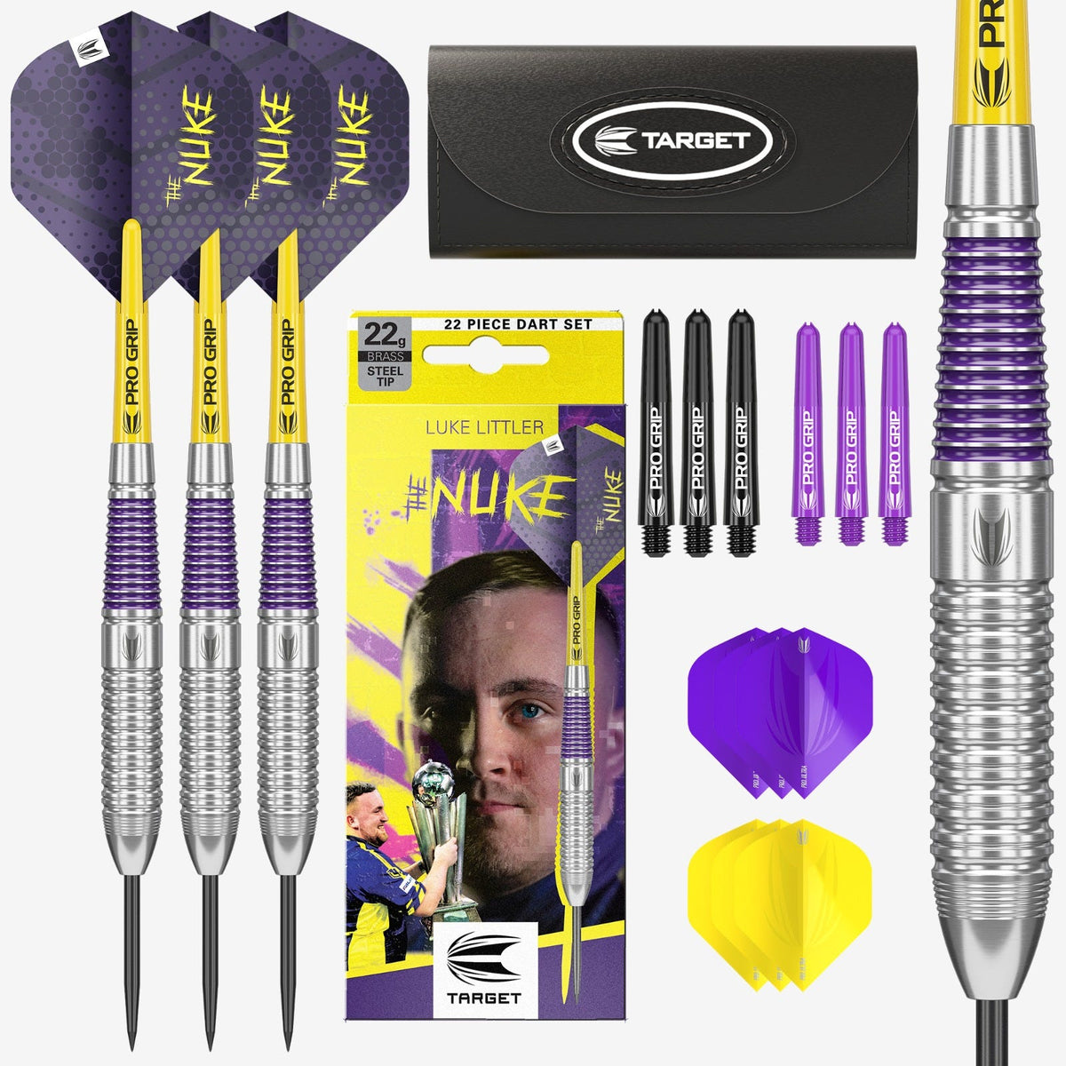 Target Luke Littler Brass Steel Tip Darts