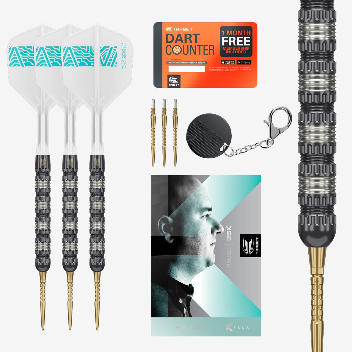 Target Cross 95k Steel Tip Darts