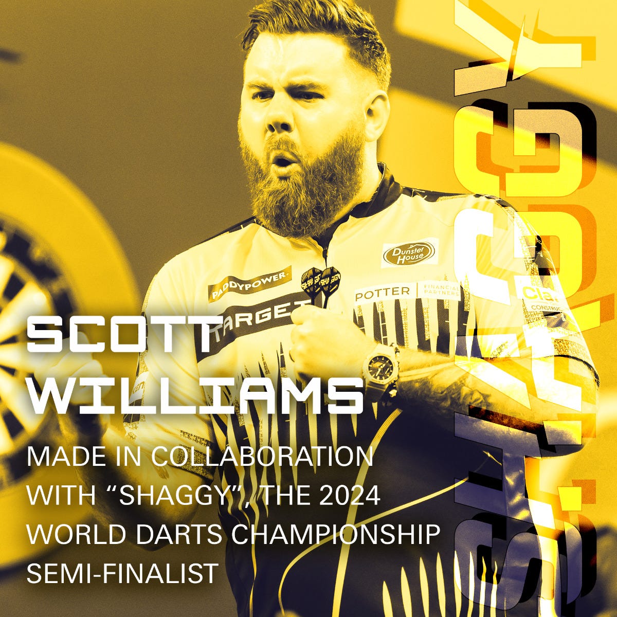 Target K-Flex Std/No.2 Scott Williams Short Flights - 2