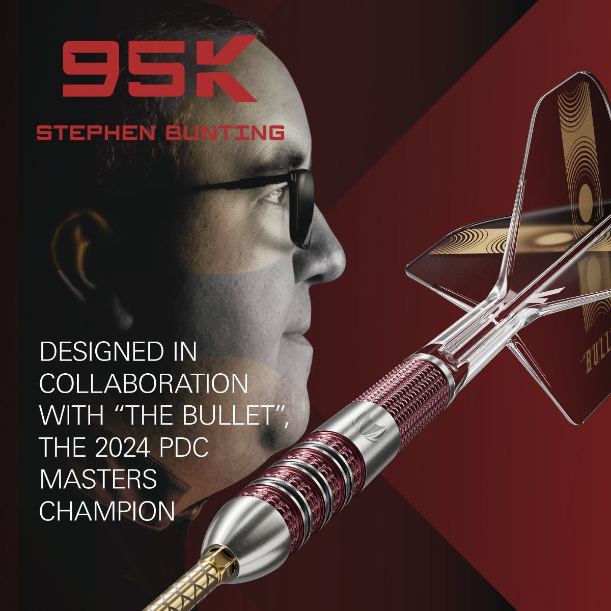 Target Stephen Bunting 95k Steel Tip Darts - 2