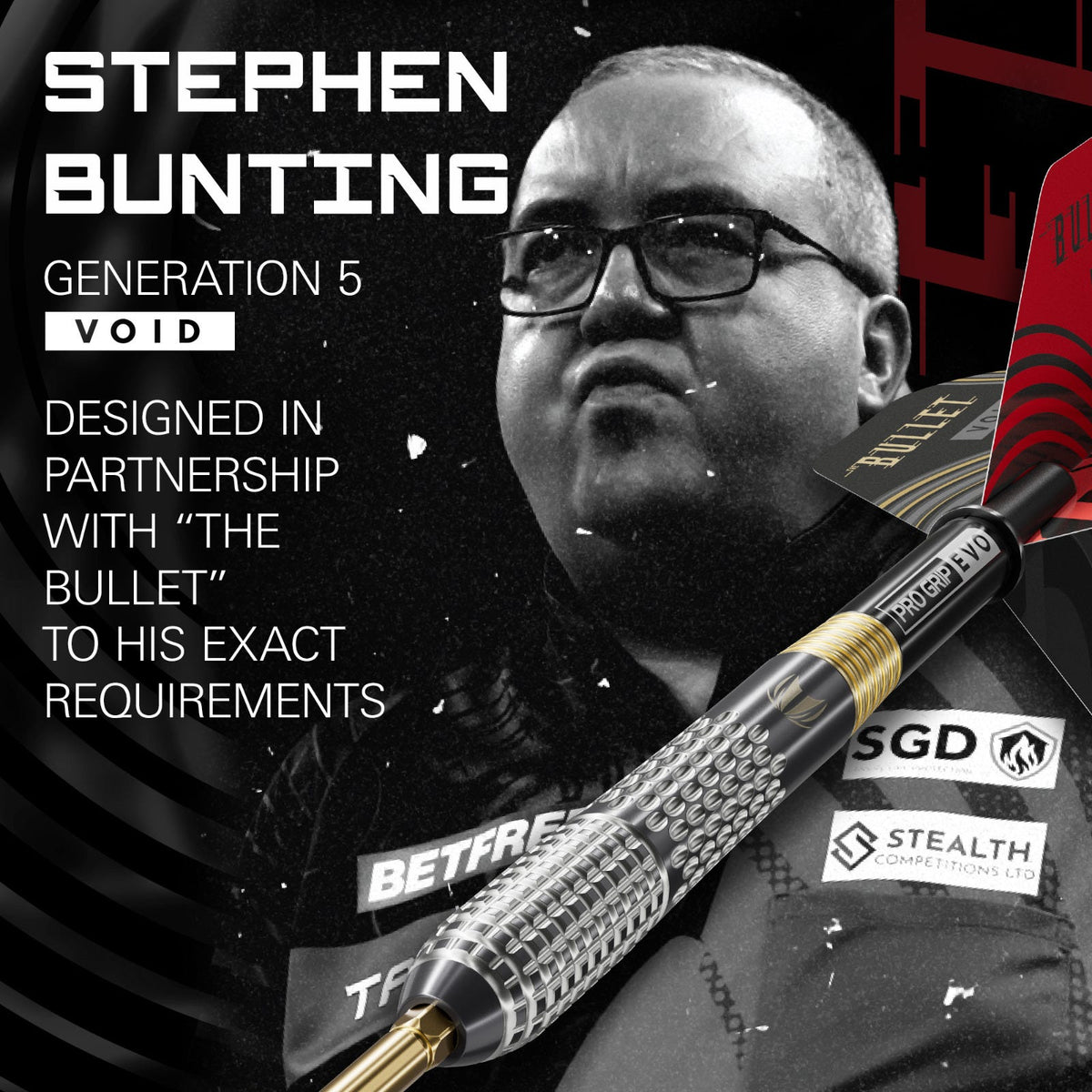 Target Stephen Bunting G5 Void 95% Steel Tip Darts - 2