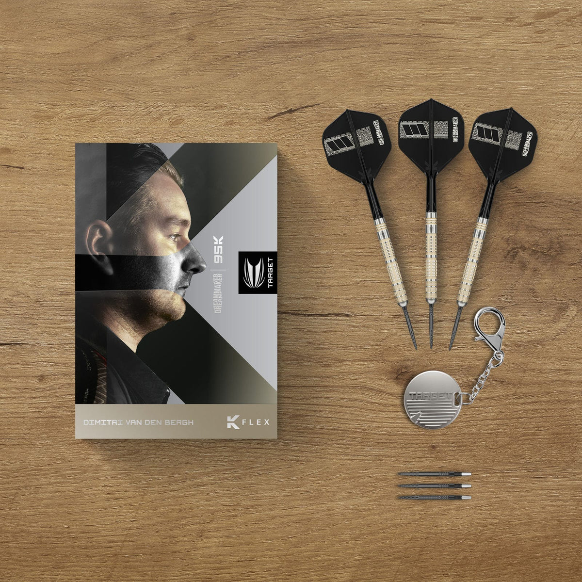 Target Dimitri Van Den Bergh 95k Steel Tip Darts - 7