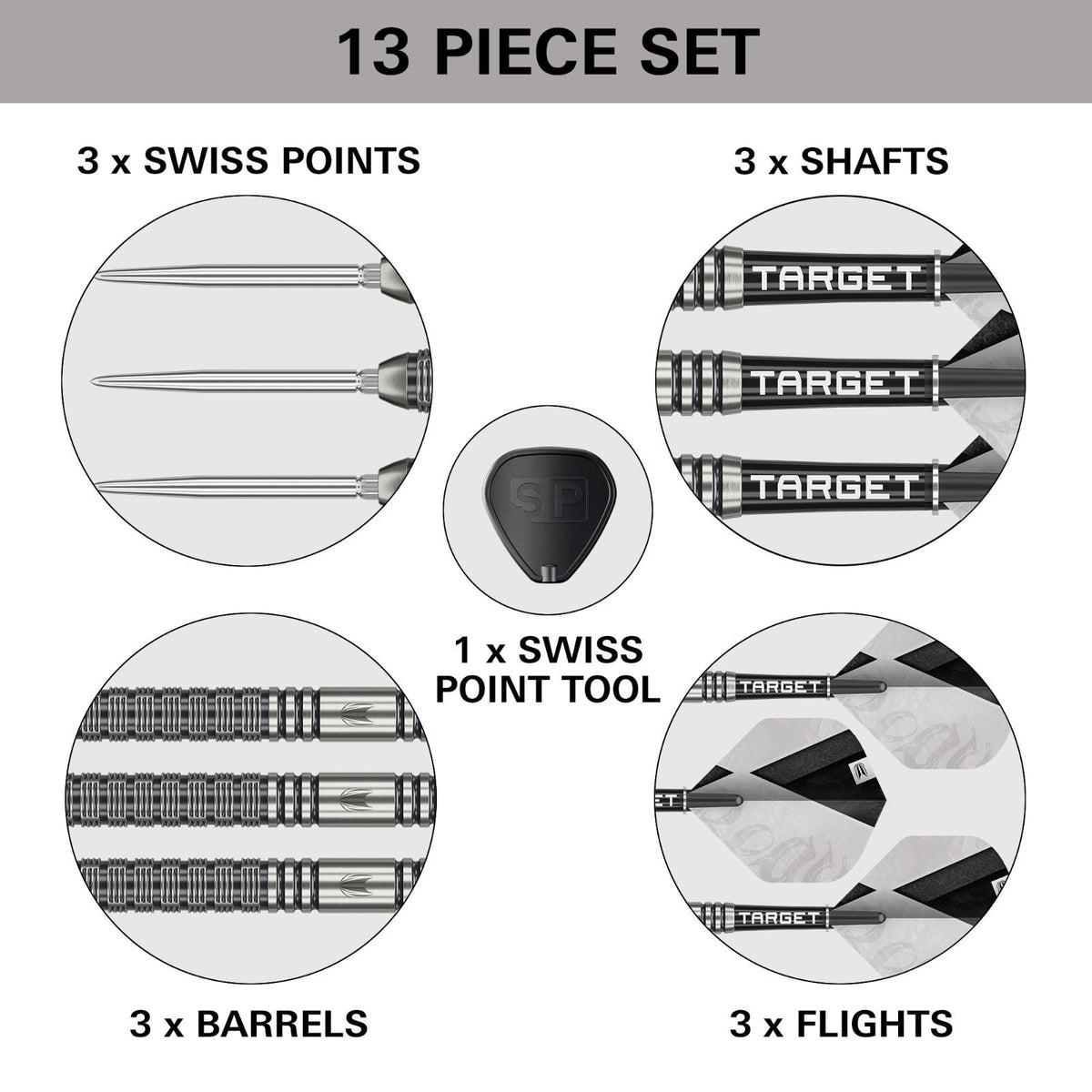 Target Beau Greaves G1 Steel Tip Darts - 6