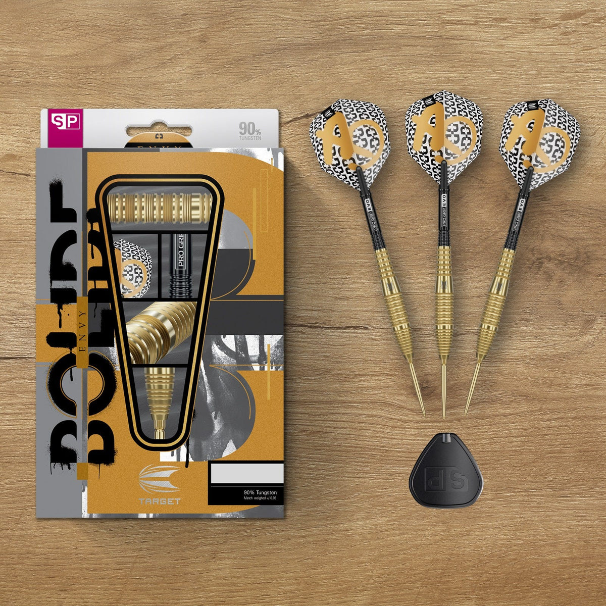 Target Bolide Envy 05 90% Steel Tip Darts - 6