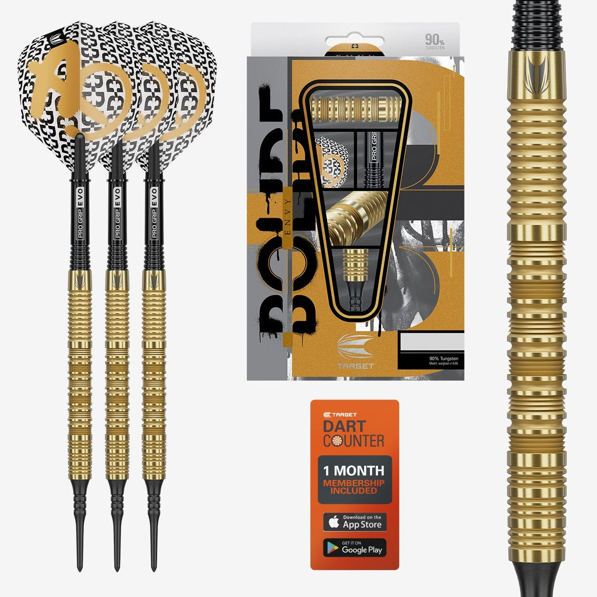 Target Bolide Envy 10 90% Soft Tip Darts - 2
