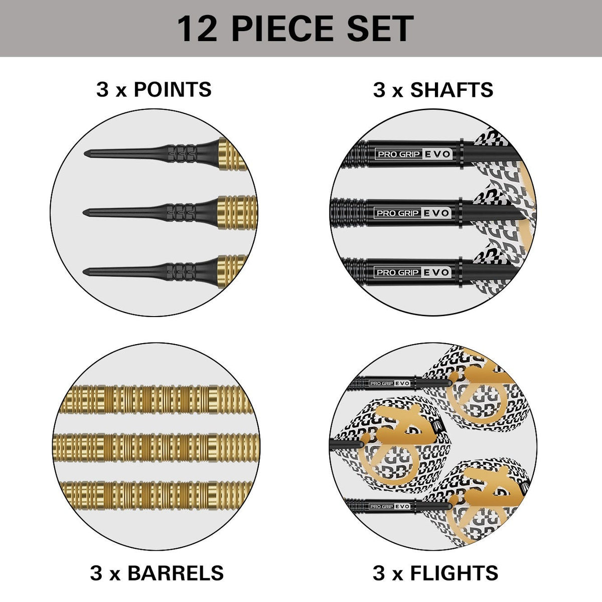 Target Bolide Envy 10 90% Soft Tip Darts - 5