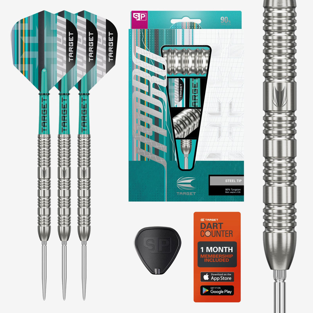 Target Hydro 90% 02 Steel Tip Darts