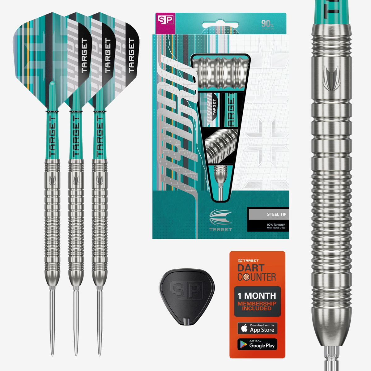 Target Hydro 90% 03 Steel Tip Darts