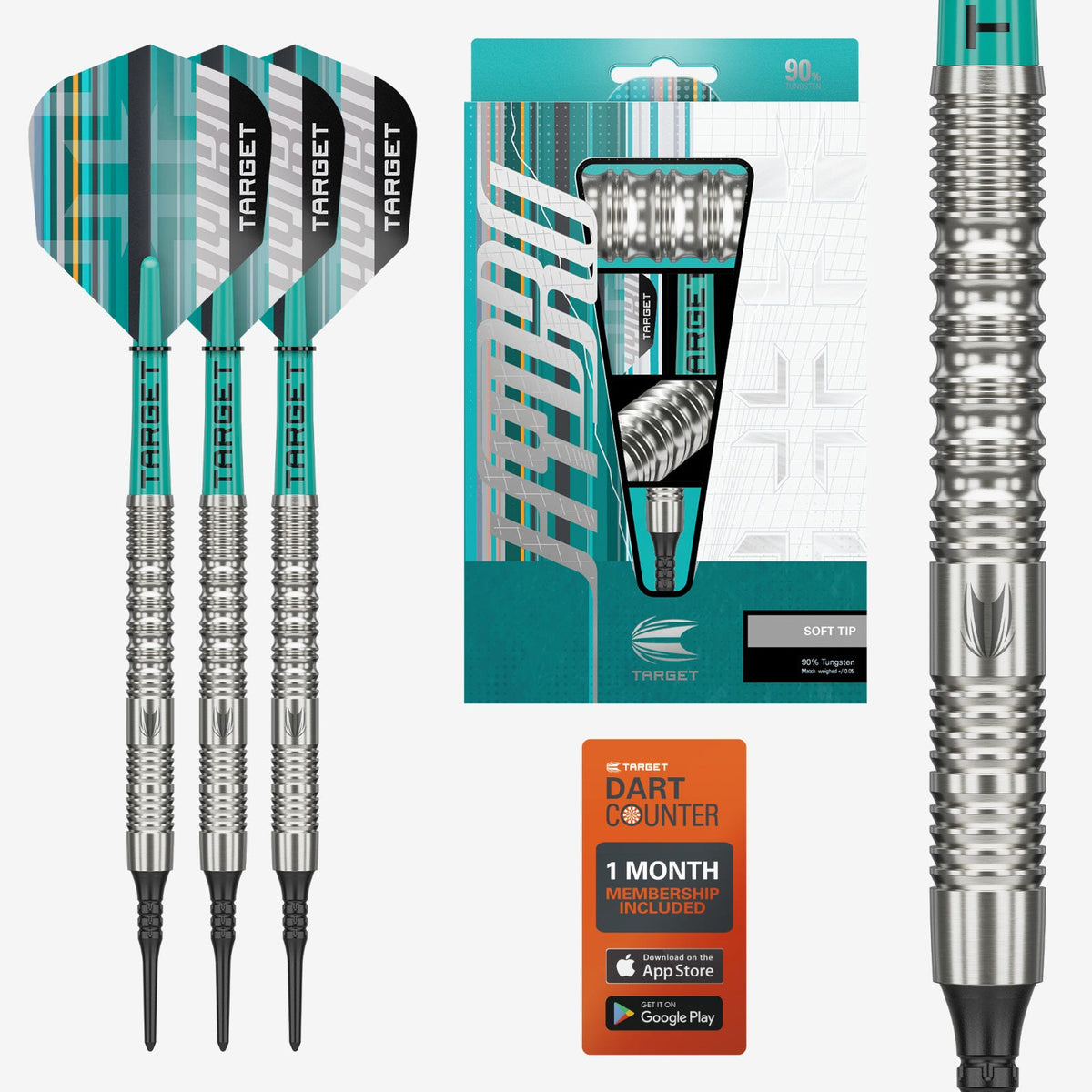 Target Hydro 90% 12 Soft Tip Darts