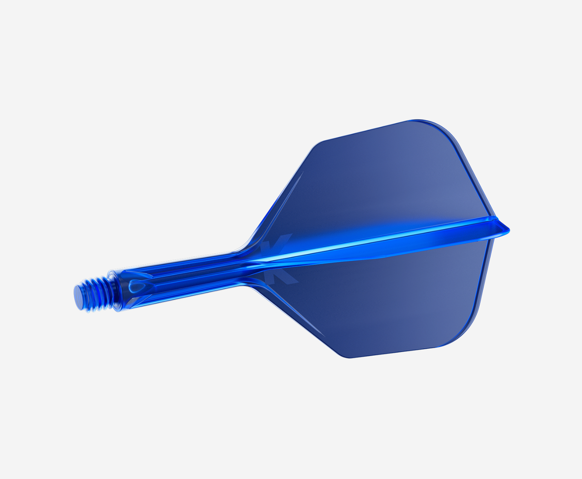 Target K-Flex Shape/No.6 Medium Blue Flights - 2