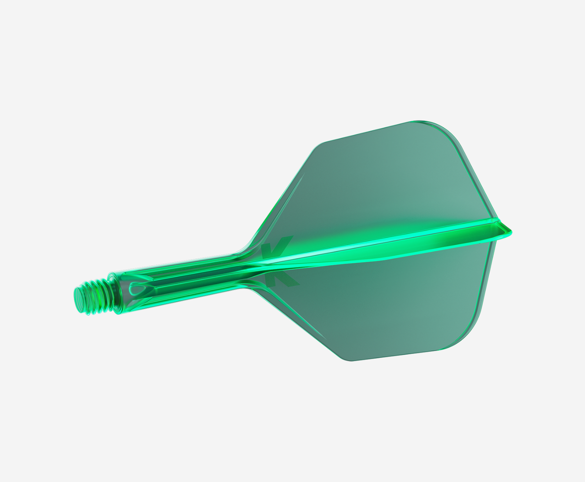 Target K-Flex Shape/No.6 Medium Green Flights - 2