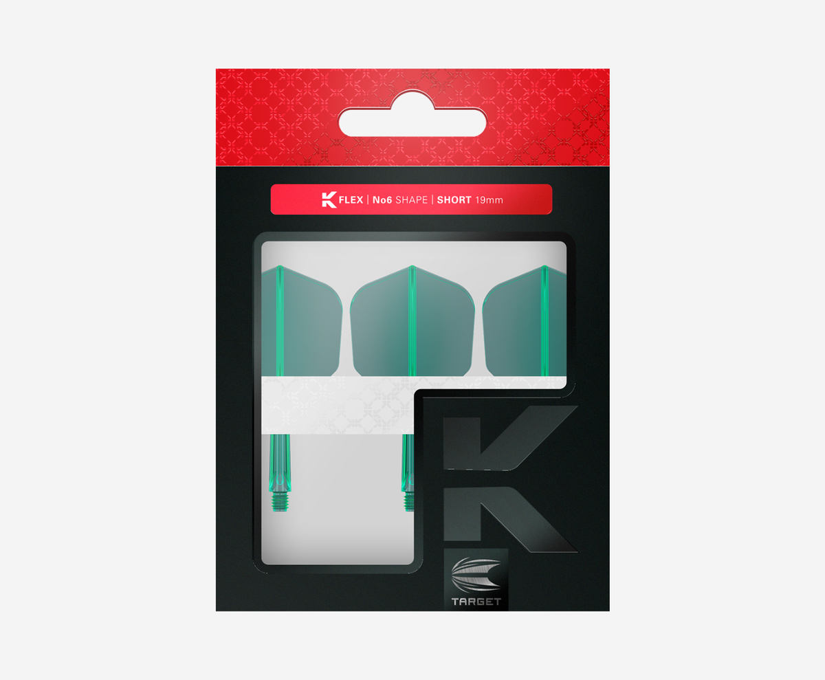 Target K-Flex Shape/No.6 Medium Green Flights - 4