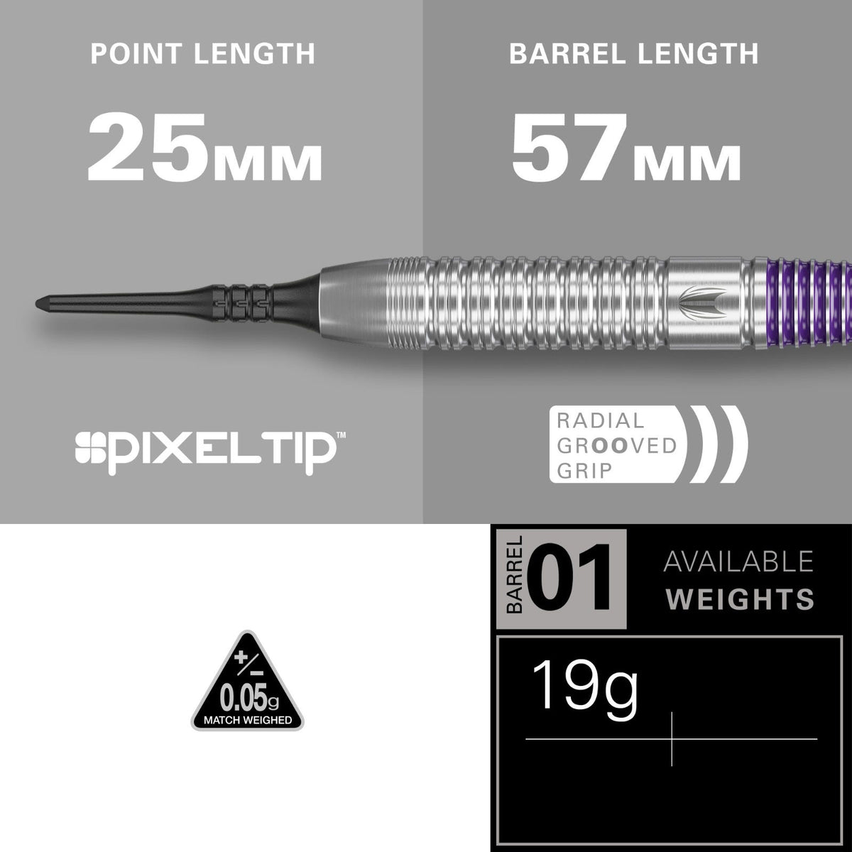 Target Luke Littler Brass Soft Tip Darts - 3