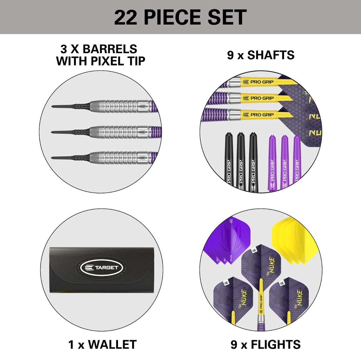 Target Luke Littler Brass Soft Tip Darts - 5