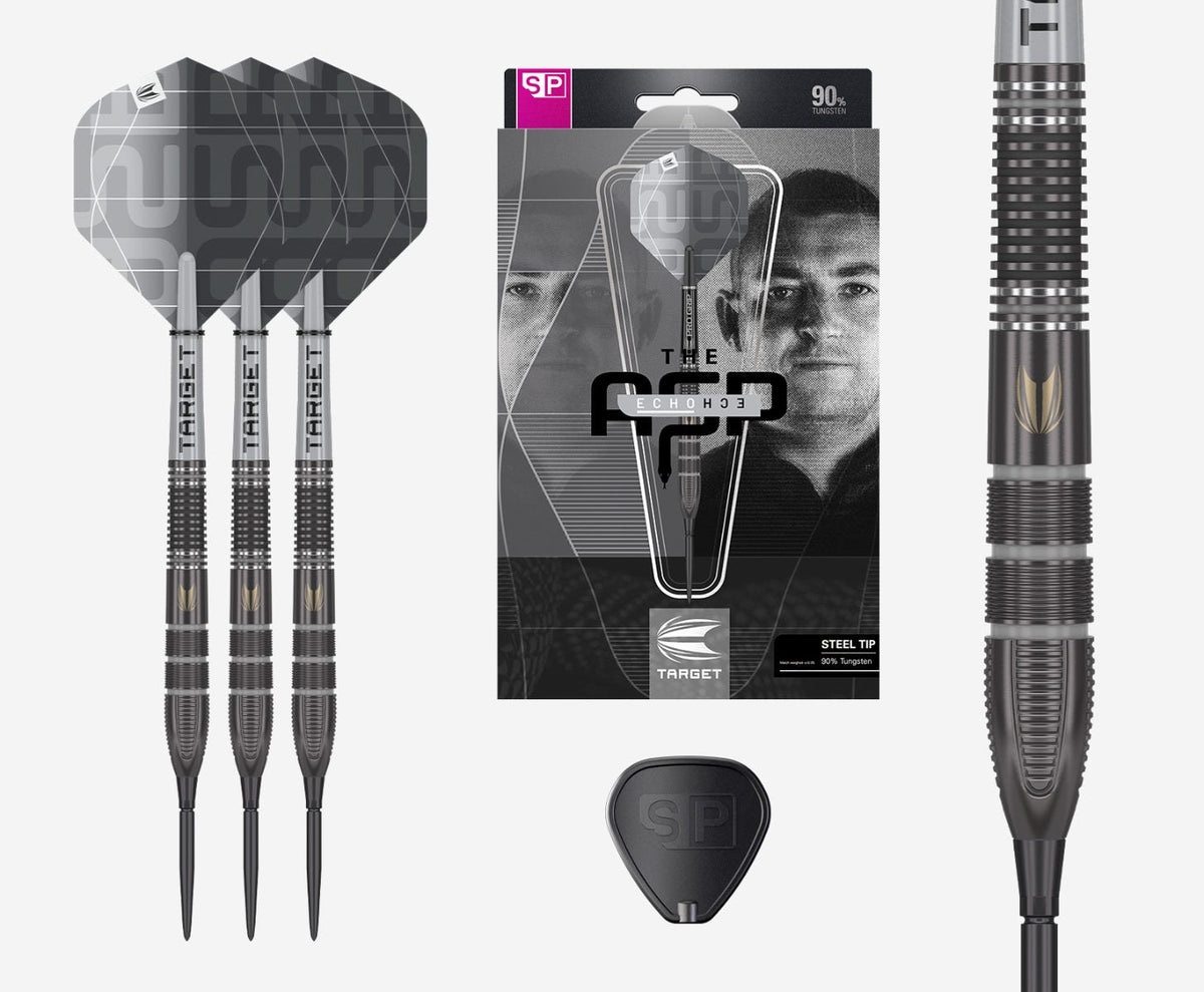Target Aspinall 90% X Echo Steel Tip Darts