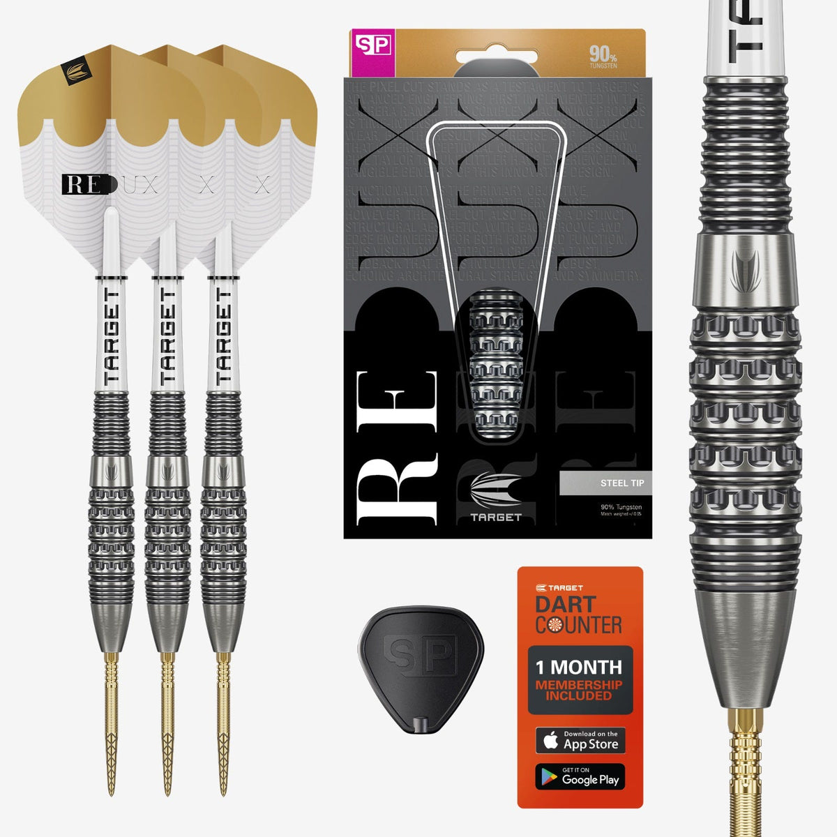 Target Redux 90% 02 Steel Tip Darts