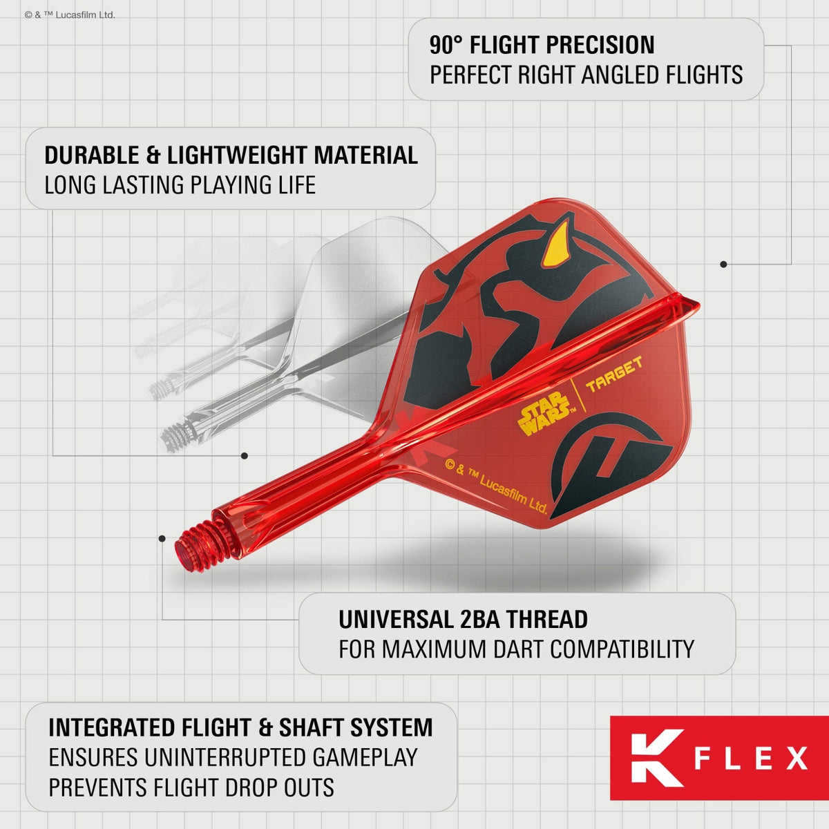 Target Darth Maul K-Flex No.6 Short Flights - 7