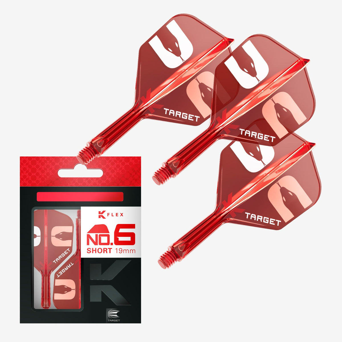 Target Nathan Aspinall K Flex Shape/No.6 Intermediate Flights